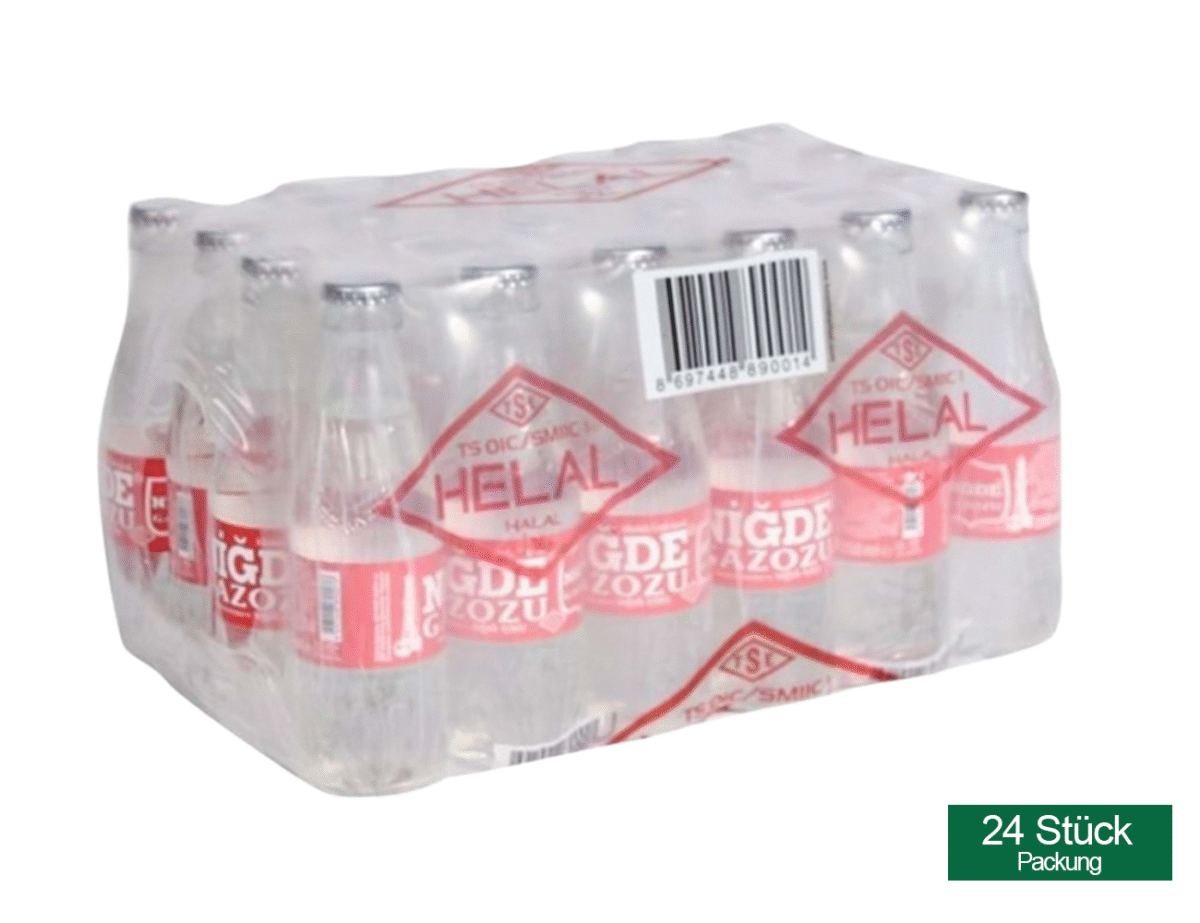 Nigde Gazoz 250ml. Glas Flasche – Bild 3