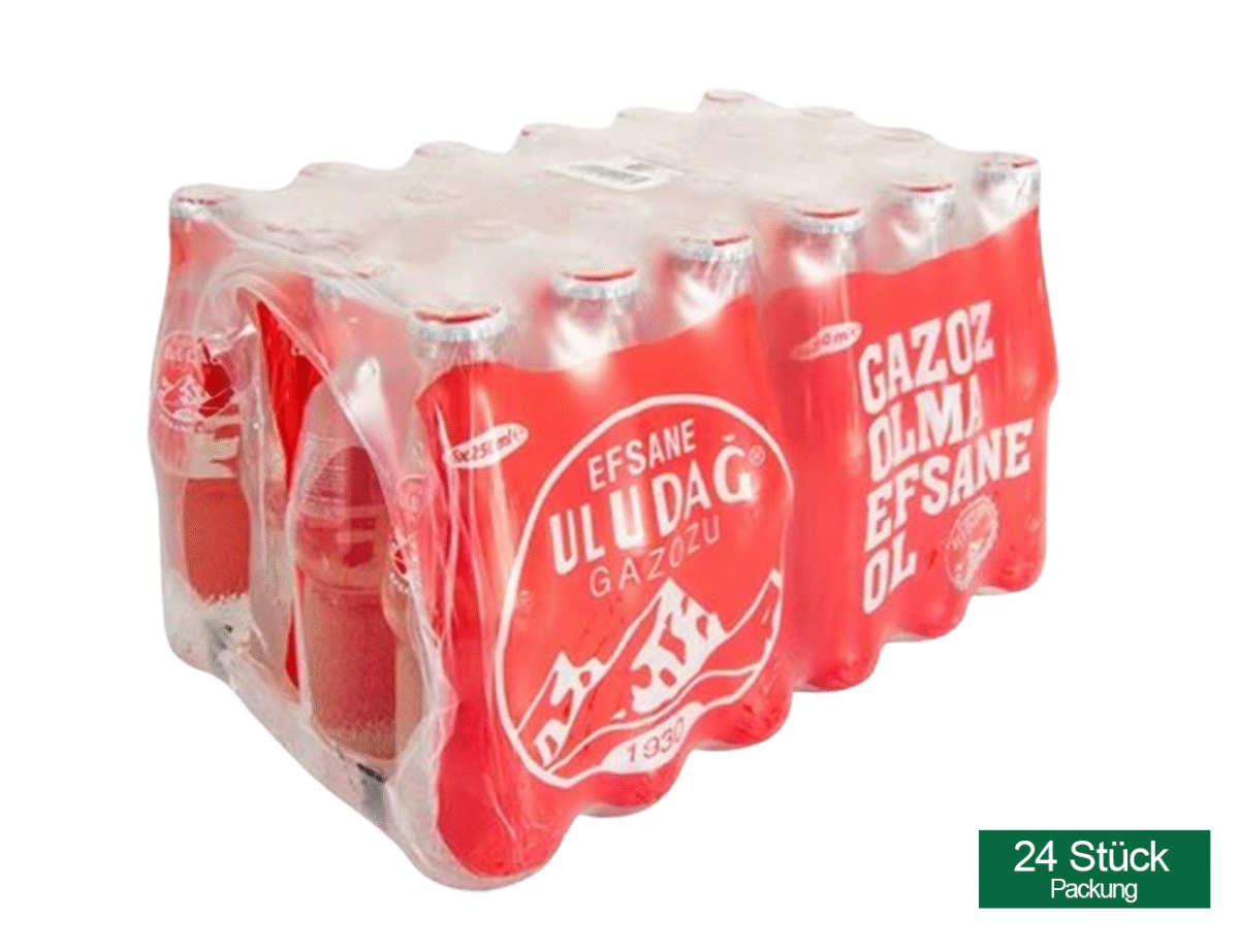 Uludag Gazoz 250ml. Glas Flasche – Bild 3