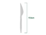 Mehrweg-Plastikmesser (transparent) - 100 Stk. – Bild 2