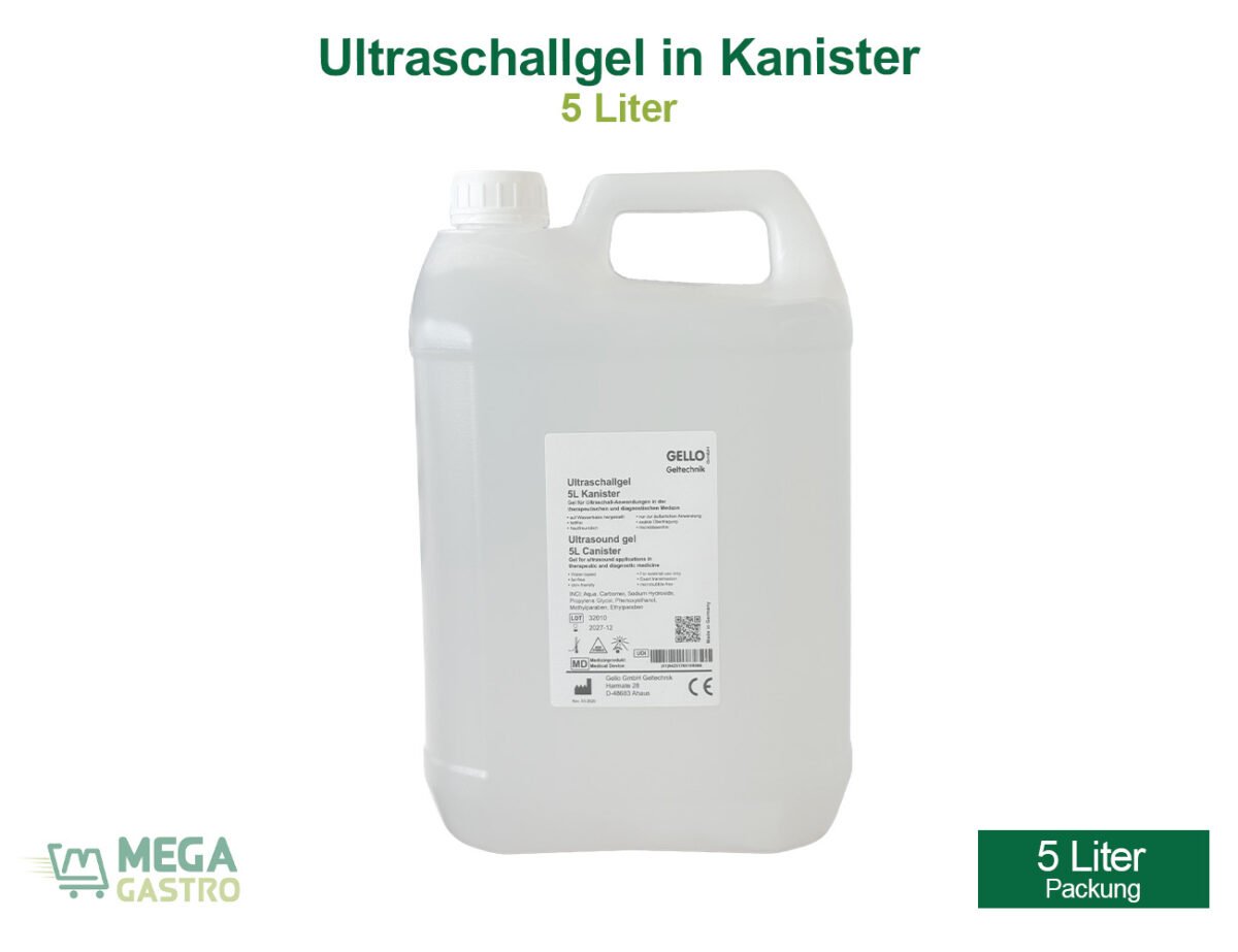 CV-Sonic Ultraschallgel ️ 5 L - Kanister | PZN CV-Sonic Ultraschallgel ️ 5 L - Kanister | PZN