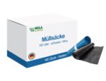 Müllsäcke / Müllbeutel | 150 Liter | Schwarz / Blau – Bild 3